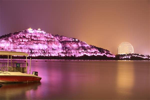 雁栖湖夜景欣赏