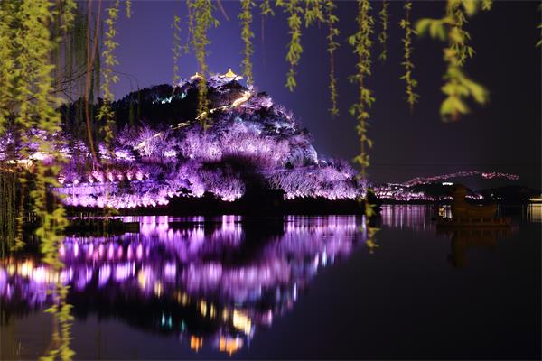 雁栖湖夜景欣赏