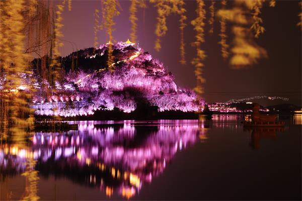 雁栖湖夜景欣赏