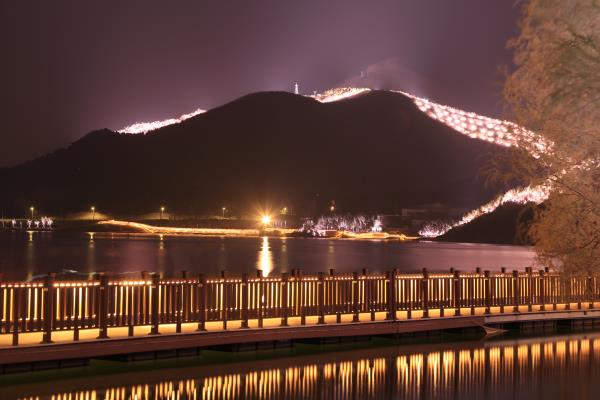 雁栖湖夜景欣赏