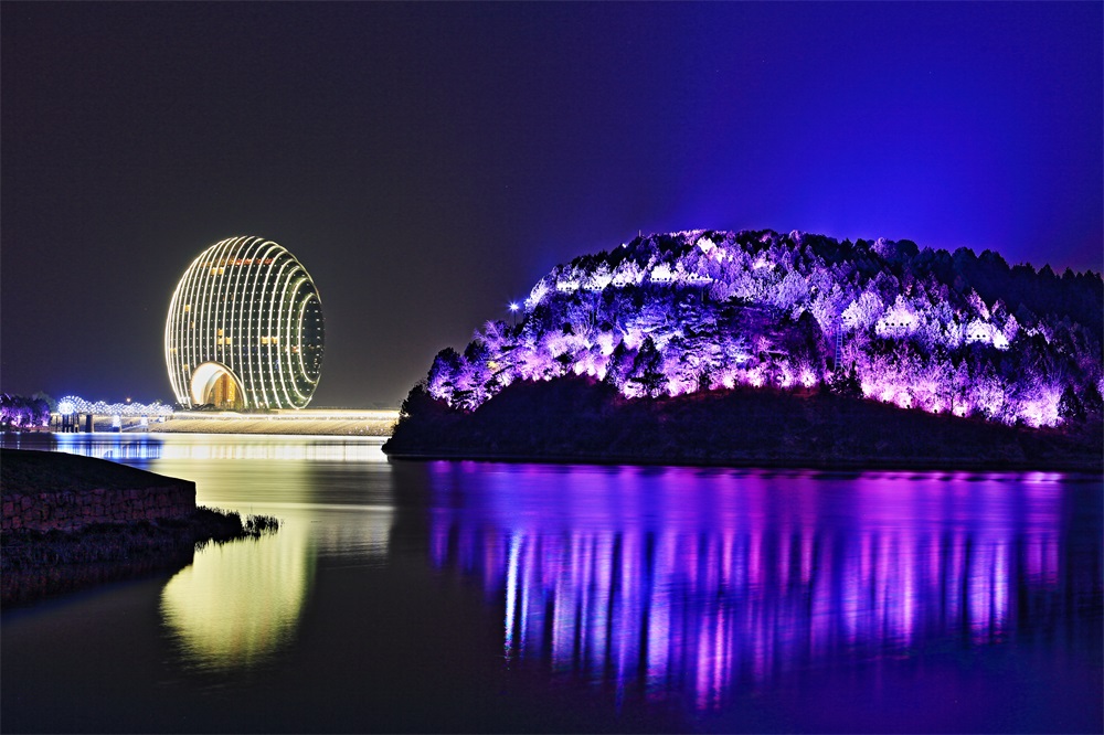 夜景欣赏 – 雁栖湖景区(官网)